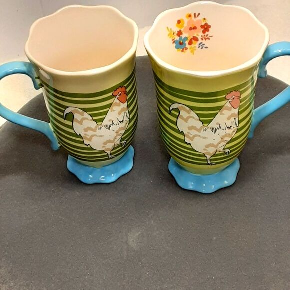 Urban Market Chicken Coffee Mugs - Picture 1 of 5